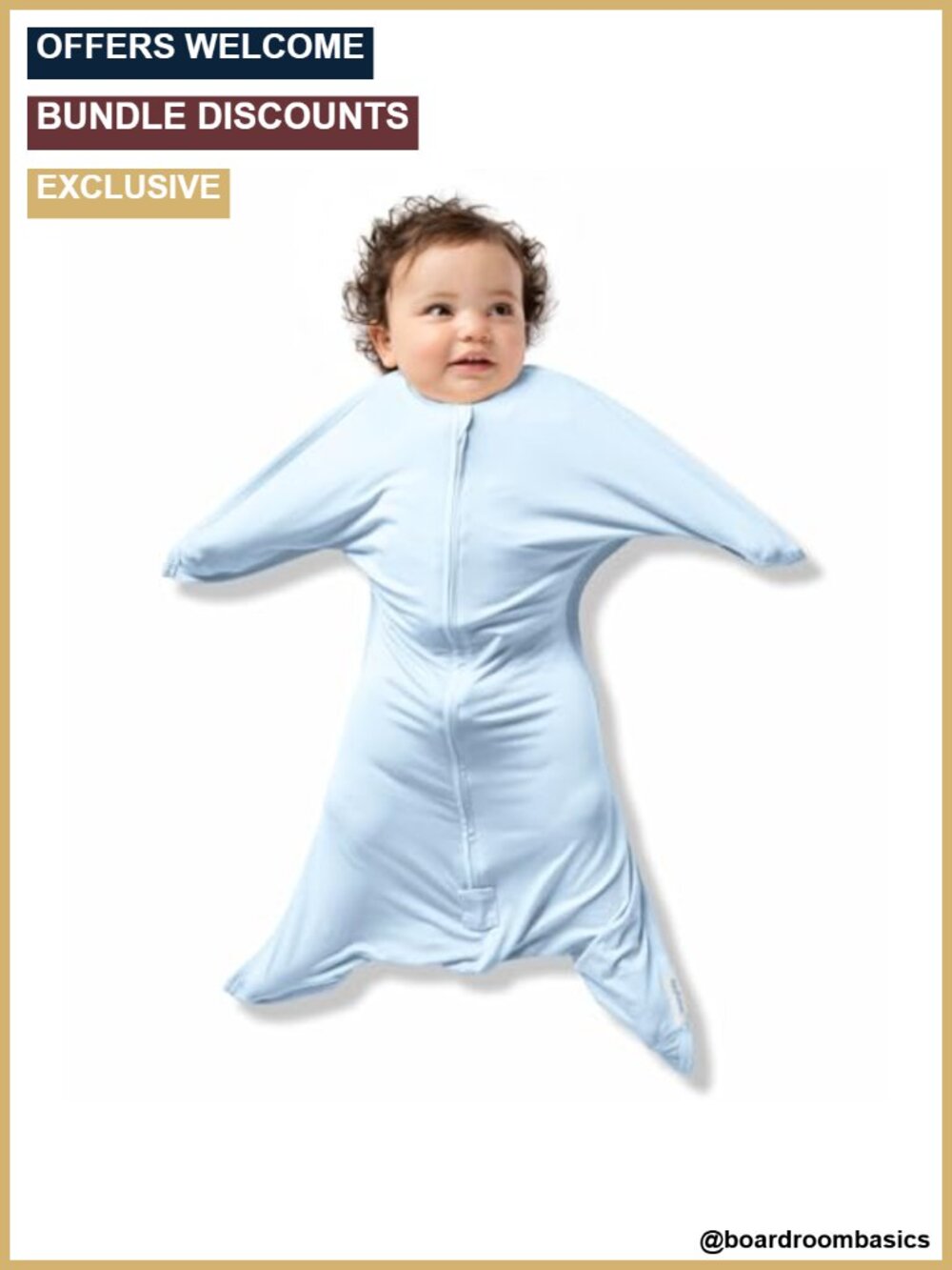 Bamboo Zipadee-Zip Transition Swaddle Wearable Blanket Two-Way Zipper 6-12M